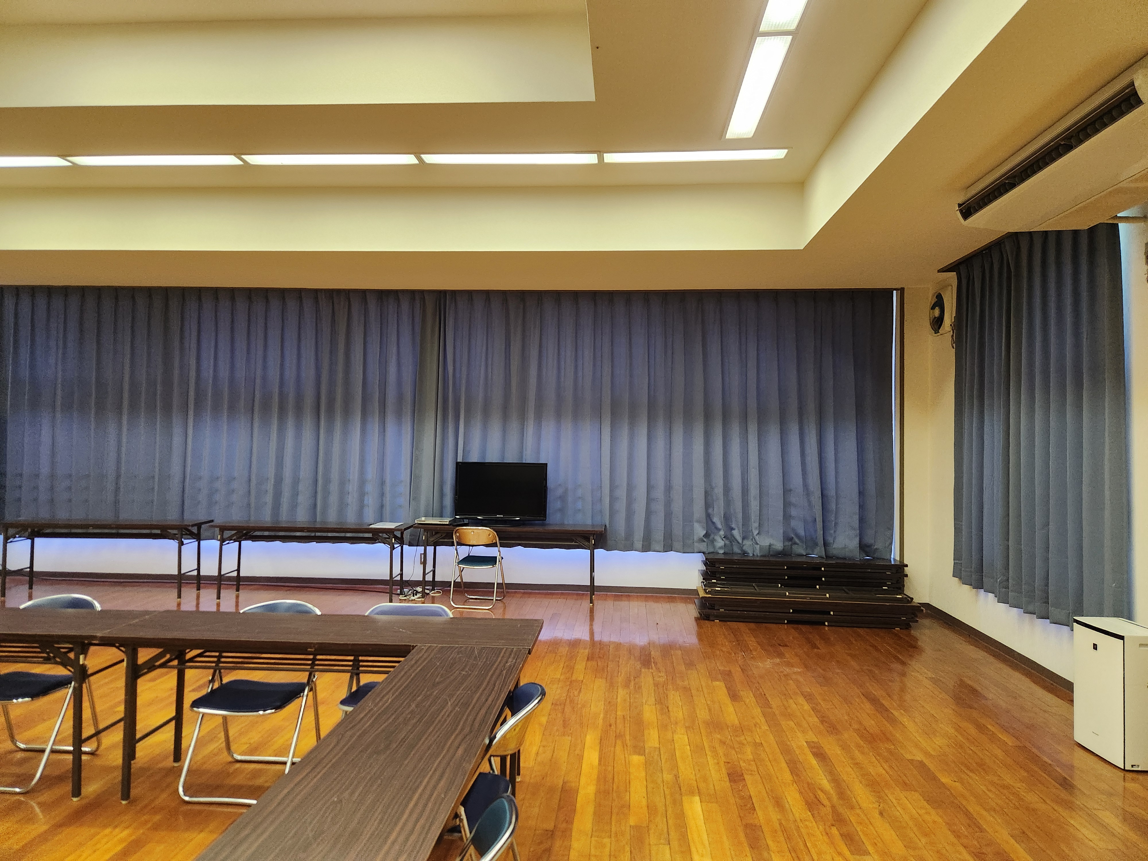 宍粟市|カーテン|公民館