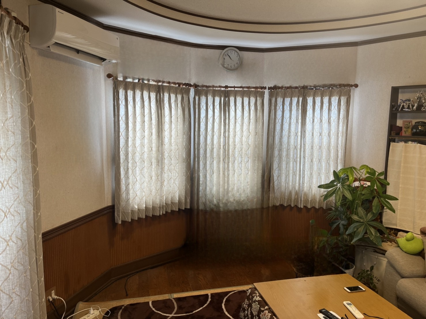 姫路市|天然繊維の風合いを窓辺に|M様邸
